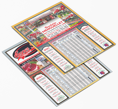 Calendrier sur mesure