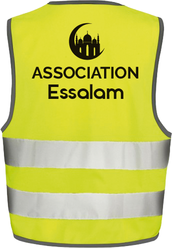 Gilet jaune personnalisé