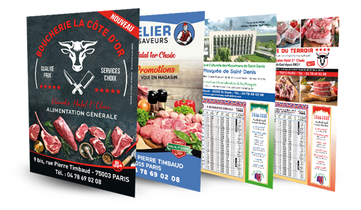 Flyer et calendrier Radi Imprim