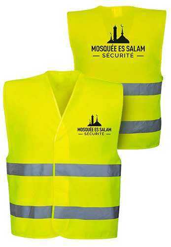 Gilet jaune personnalisé